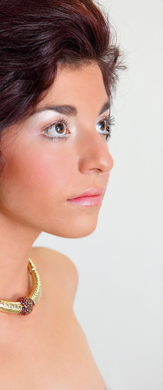 Female model photo shoot of Cassie Bakshani by Mat Robinson, makeup by 2584181