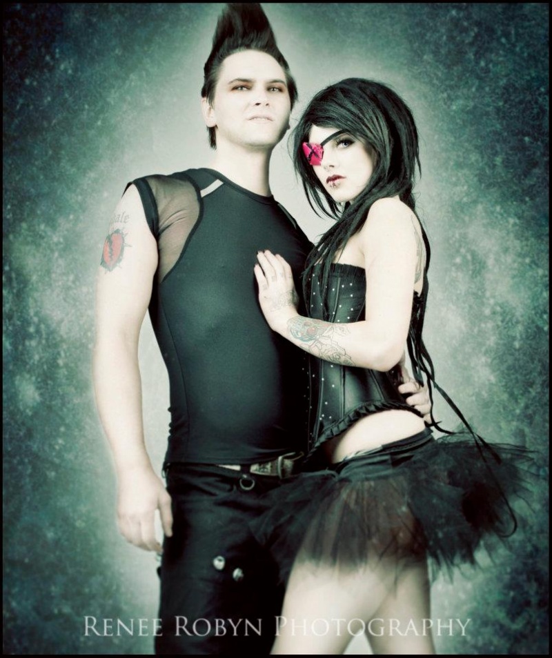 Female and Male model photo shoot of Talyn and Rex Cable by Renee Robyn Photography