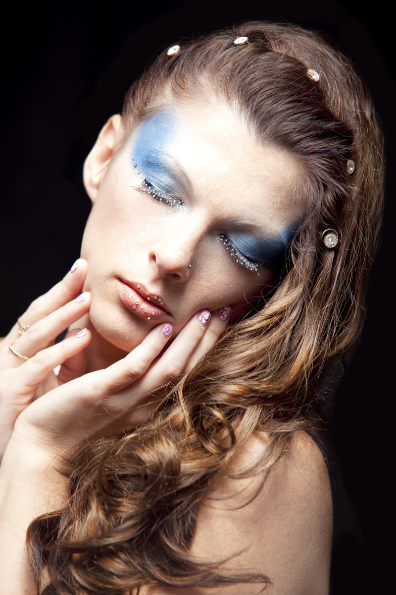 Female model photo shoot of Traci M by Alex Buntin, makeup by Fleur de Lys Makeup