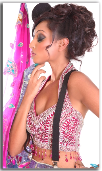 Female model photo shoot of Shetal P, makeup by ROSHNI HAIR AND MAKEUP