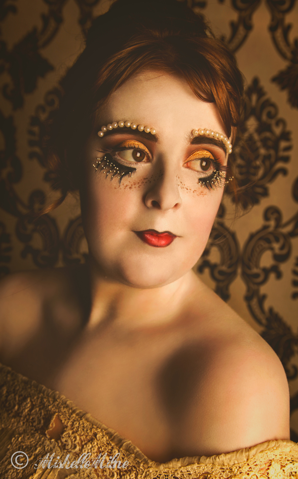 Female model photo shoot of Otzi_uk, makeup by Nicole Serena Buist MUA