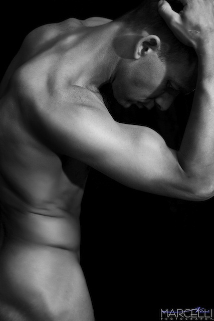 Male model photo shoot of strikernez by Nicole Marcelli  in inside
