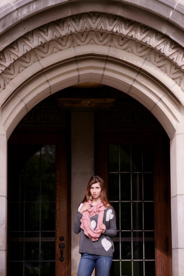 Female model photo shoot of Dani  in Butler University