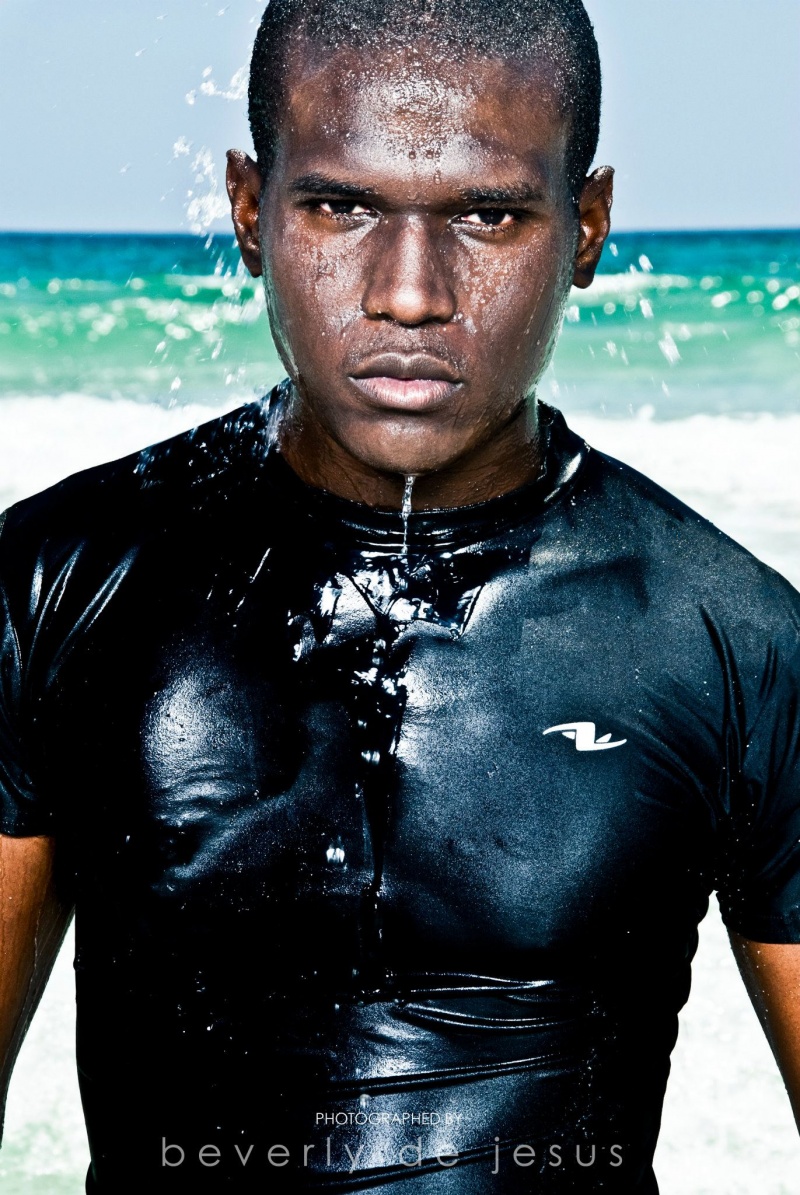 Male model photo shoot of Khalid Durrell Pedro by Beverly De Jesus  in Destin Beach