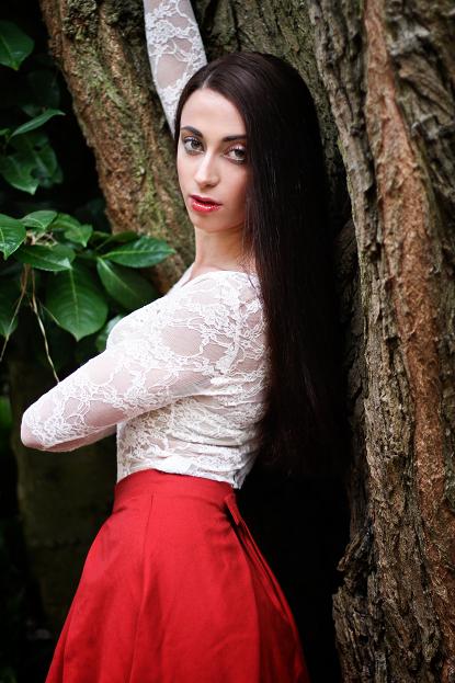 Female model photo shoot of Rebecca Ferdowsian in London School of Modelling