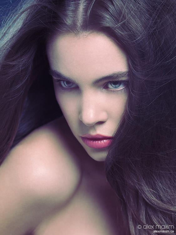 Female model photo shoot of MichelleDModel by AlexMaxim, makeup by Delia Lupan