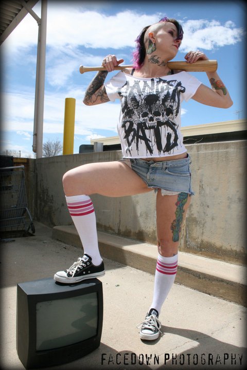 Female model photo shoot of The Zombie Goddess in colorado