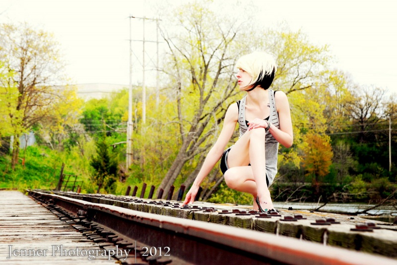 Female model photo shoot of Jenner Photography and Morgyn Mayhem in Wisconsin