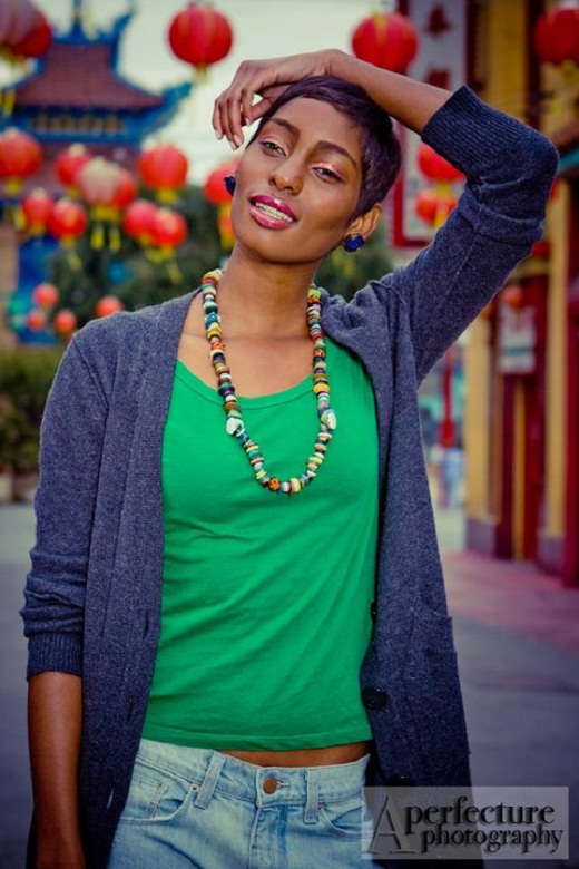 Female model photo shoot of Brittney Duffey in Downtown, Los Angeles