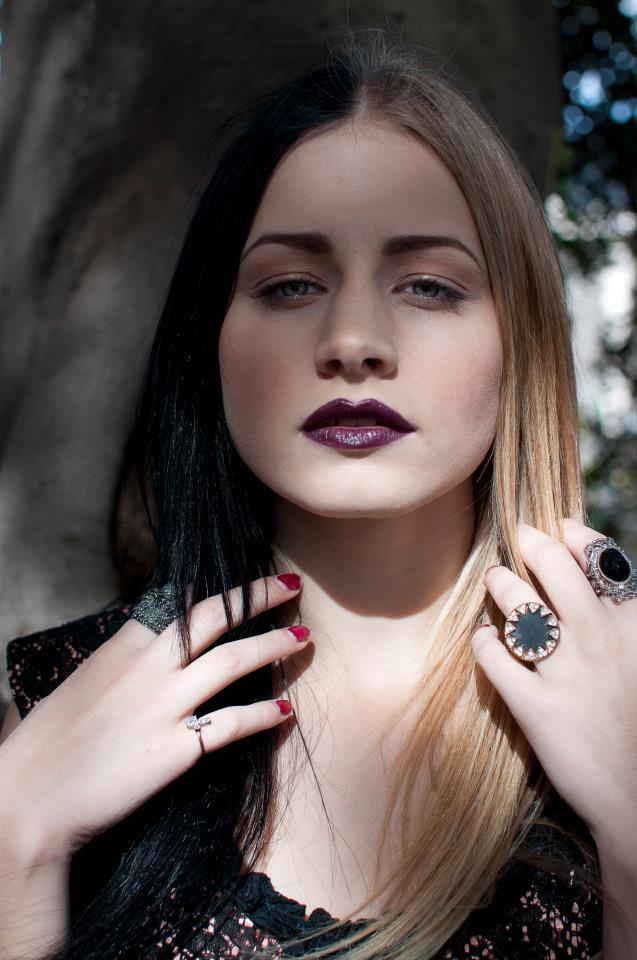 Female model photo shoot of Charissa DeVille in Melbourne Cemetary