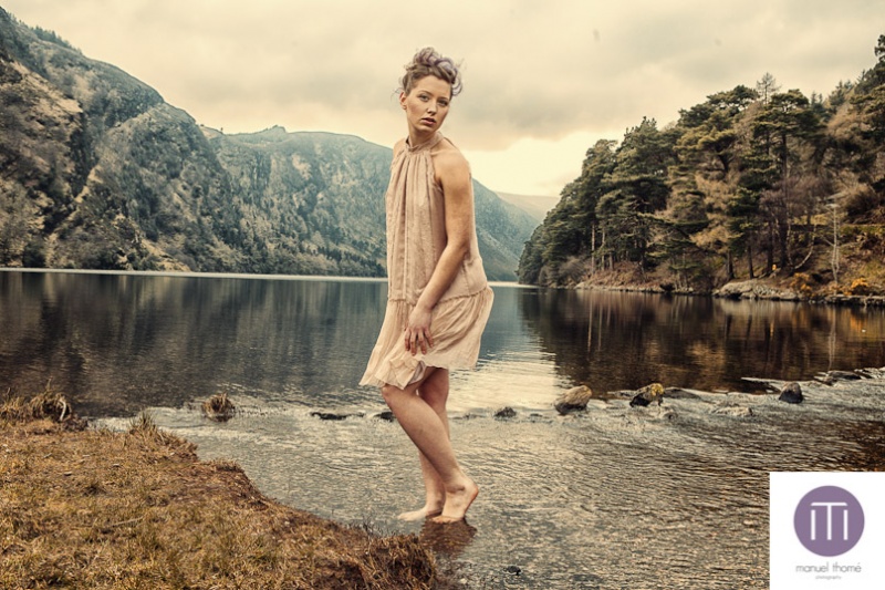 Female model photo shoot of Victoria E Rose in Glendalough, Ireland