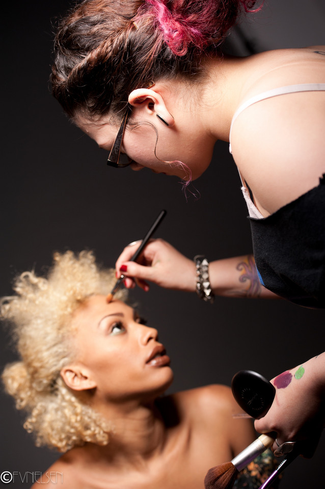 Female model photo shoot of MakeupByNicolex