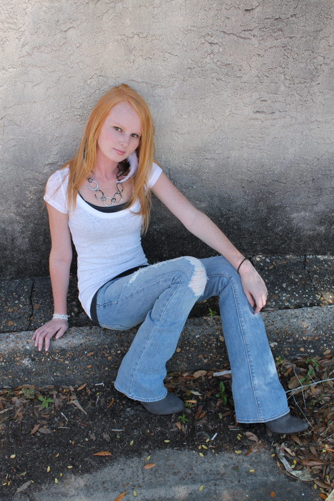 Female model photo shoot of Ginger - Tabitha G