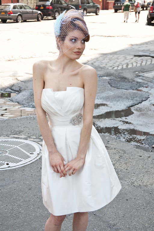 Female model photo shoot of Erica Chasco in DUMBO, Brooklyn