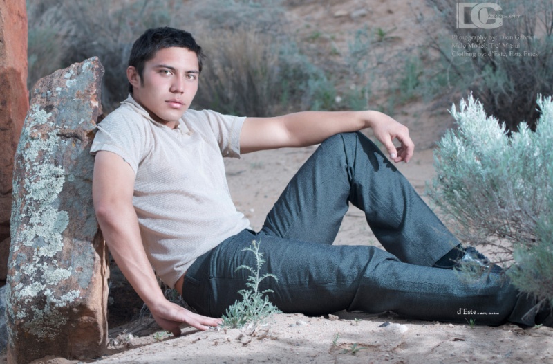 Male model photo shoot of Dion Gabriel and Tre Mitsui in New Mexico