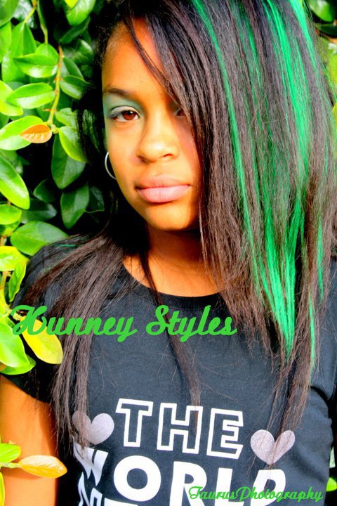 Female model photo shoot of Hunneys Hairstyles in Los Angeles, CA