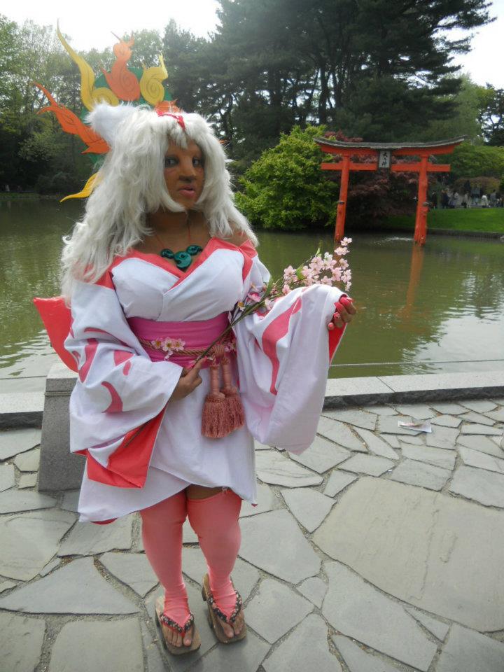 Female model photo shoot of LilHevn  and Geisha Vi in Sakura matsuri