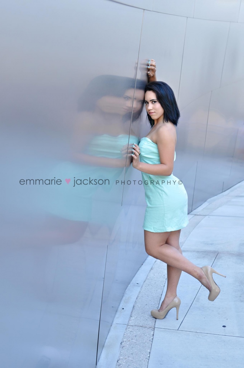 Female model photo shoot of Emmarie J in Disne Concert Hall Los Angeles, CA