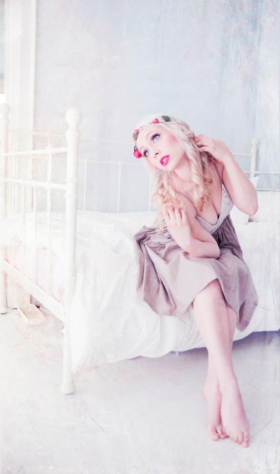 Female model photo shoot of Julia Icone by beyondimpression, makeup by Lauren Fine, clothing designed by Jordan de Ruiter
