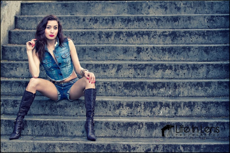 Female model photo shoot of shreeti  by Life in Lens in Toronto