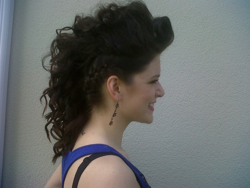 Female model photo shoot of Allisons Hair Design in South Surrey B.C
