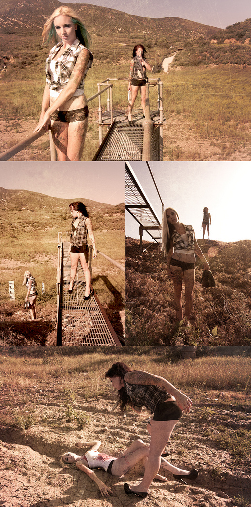 Female model photo shoot of Vega Keat Photography, Brandie Graves and Danii Raee in Devils Canyon 