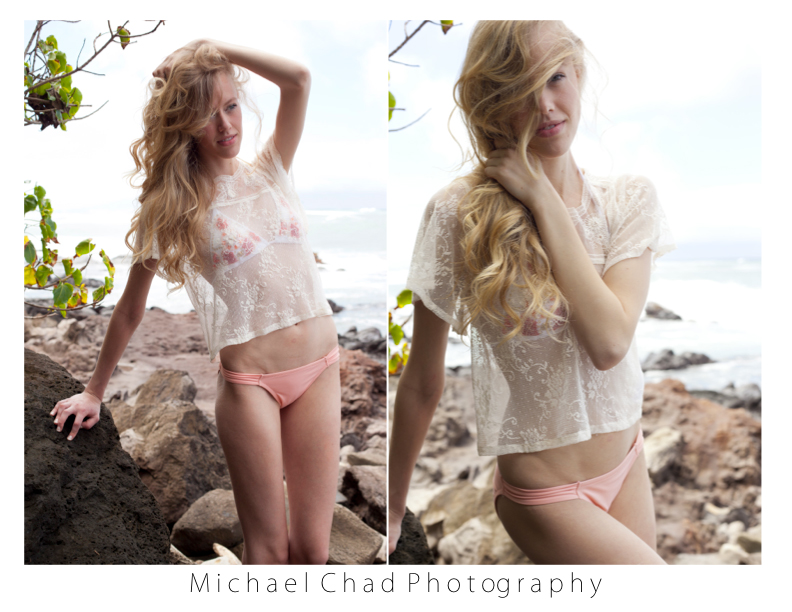Male and Female model photo shoot of Michael Chad and LaurenElle in Maui, HI