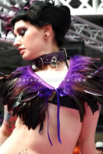 Female model photo shoot of Pinderella in The Great British Tattoo Show 