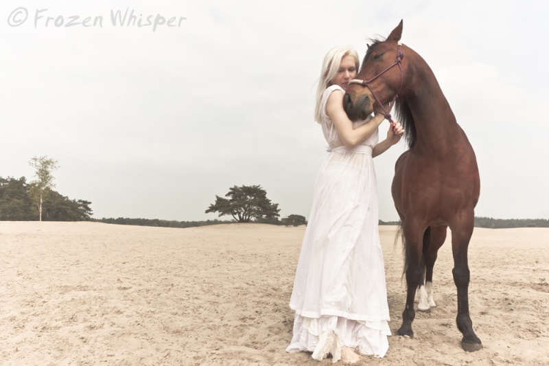 Female model photo shoot of Frozen Whisper and Amesbury Rose in Model: Amesbury Rose
