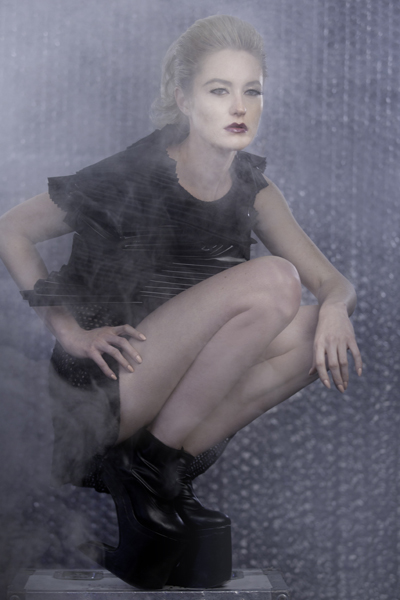 Female model photo shoot of Dara Schafer by Elizabeth S Photo, makeup by Yuli Andrea MUA
