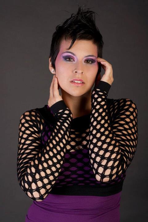 Female model photo shoot of Rebellious Makeup