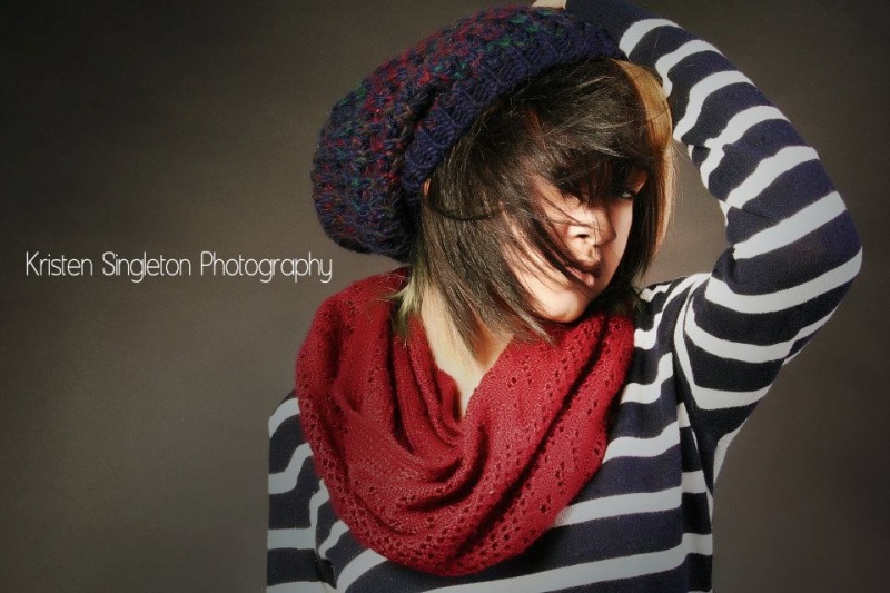 Female model photo shoot of kristen seard singleton