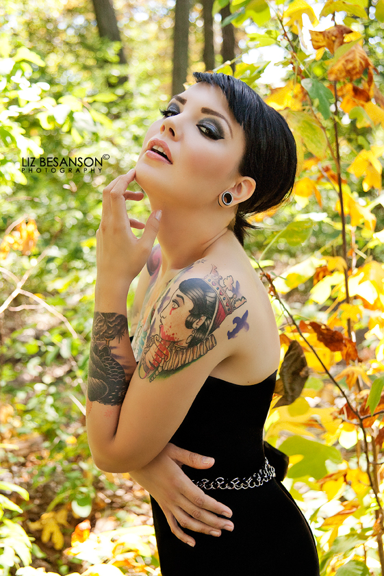 Female model photo shoot of Pretty Inked in Wilmington, DE
