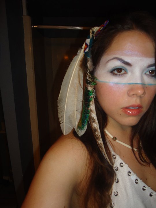 Female model photo shoot of Stinafacepaint