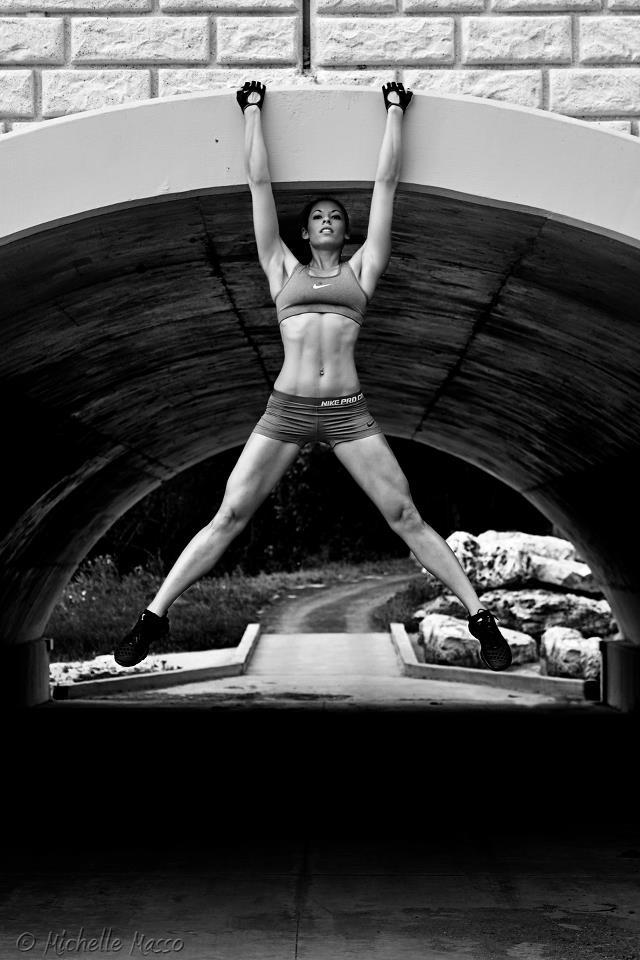 Female model photo shoot of Kristi Jenn in Gold's Gym