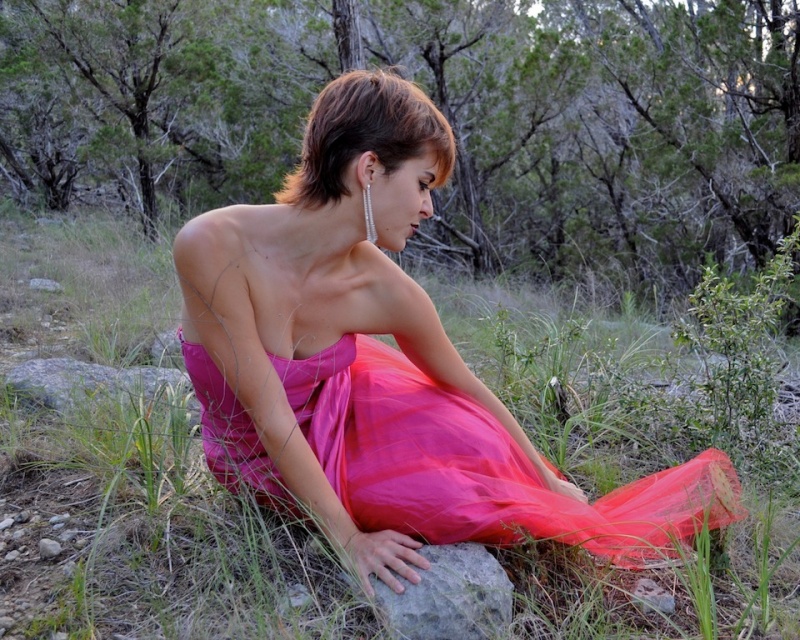 Female model photo shoot of SAMURAI SIRENE in My back yard