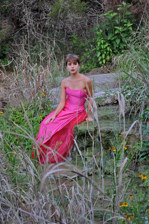 Female model photo shoot of SAMURAI SIRENE in My back yard