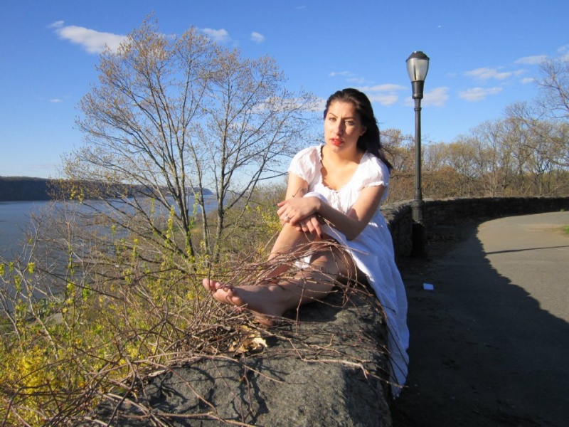 Female model photo shoot of Loki_Doll in Fort Tryon Park and the Cloisters