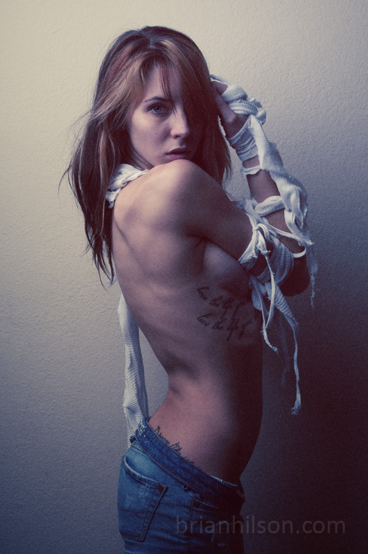 Female model photo shoot of Mercedes Ann by Brian Hilson