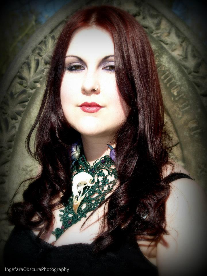 Female model photo shoot of Oracular Jewellery and Miss Louise Ann