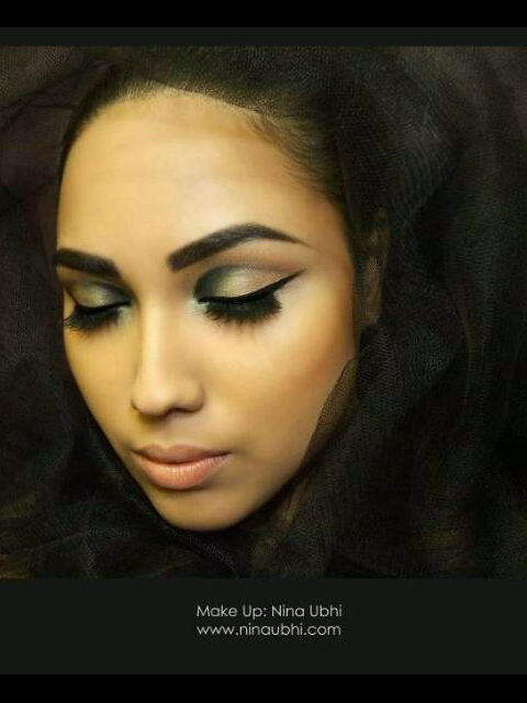 Female model photo shoot of Laila Alam, makeup by Nina Ubhi 