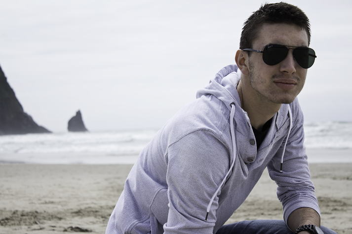 Male model photo shoot of Rene Honnel by Jonathan Staves in Cannon Beach, OR