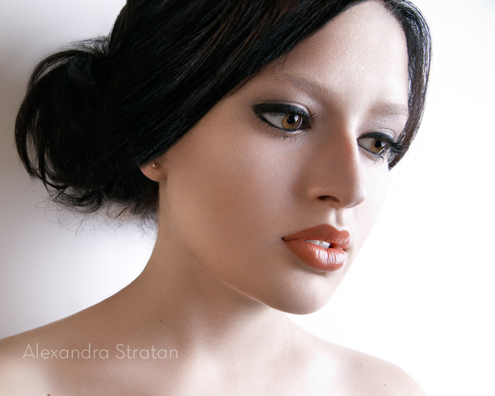 Female model photo shoot of alexandra stratan photo, retouched by CB Retouching