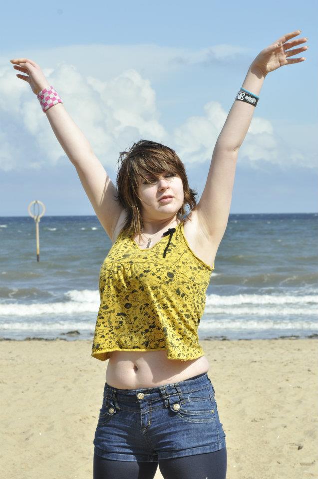 Female model photo shoot of KimmiKhemical in portobello beach