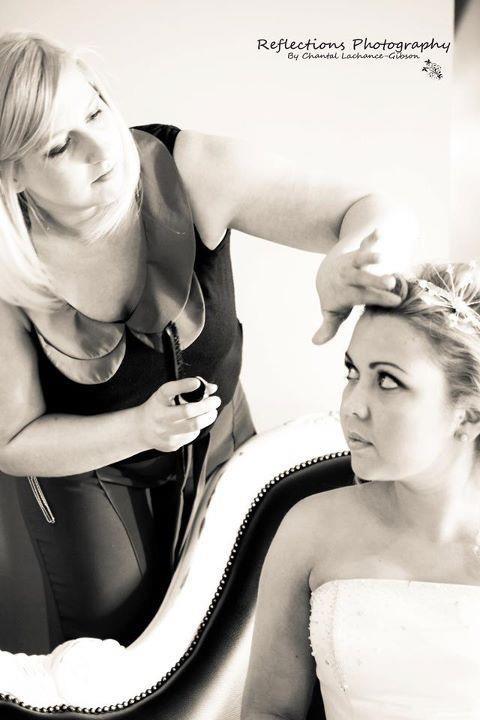 Female model photo shoot of Empire bridal hair in glasgow