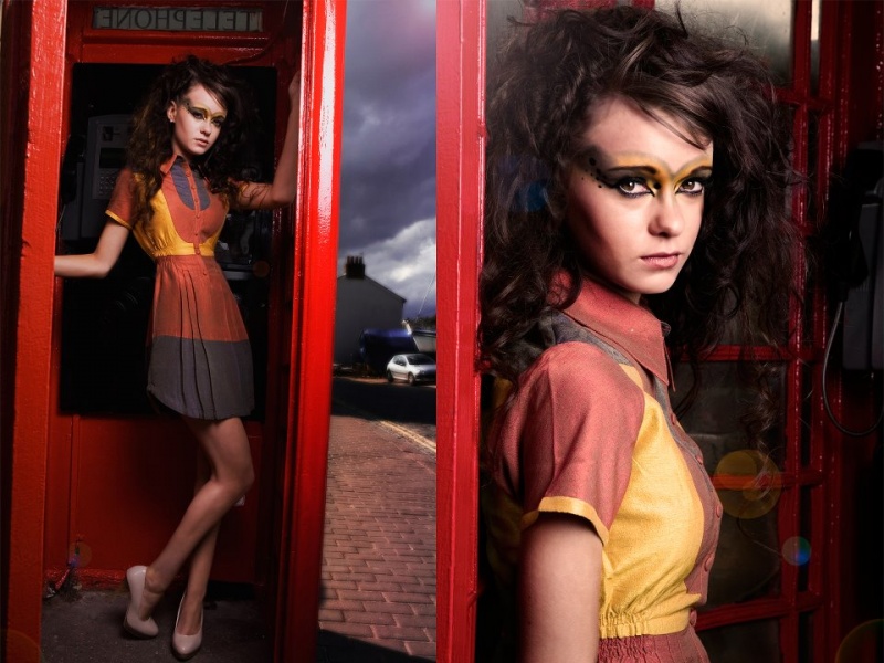 Female model photo shoot of FallenAngel Makeup
