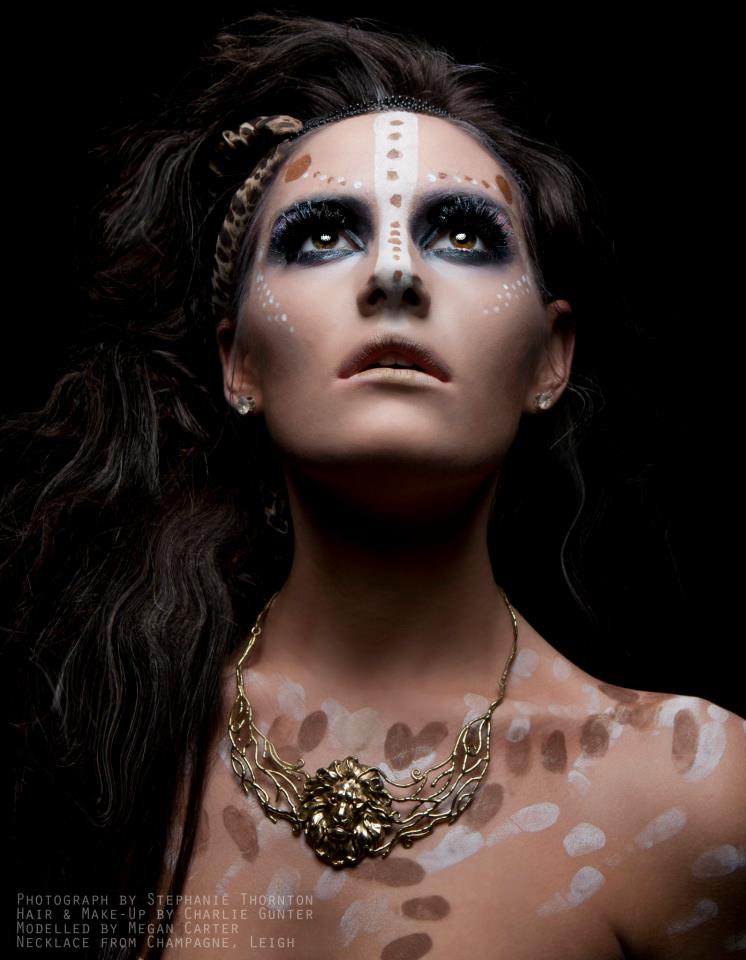 Female model photo shoot of FallenAngel Makeup