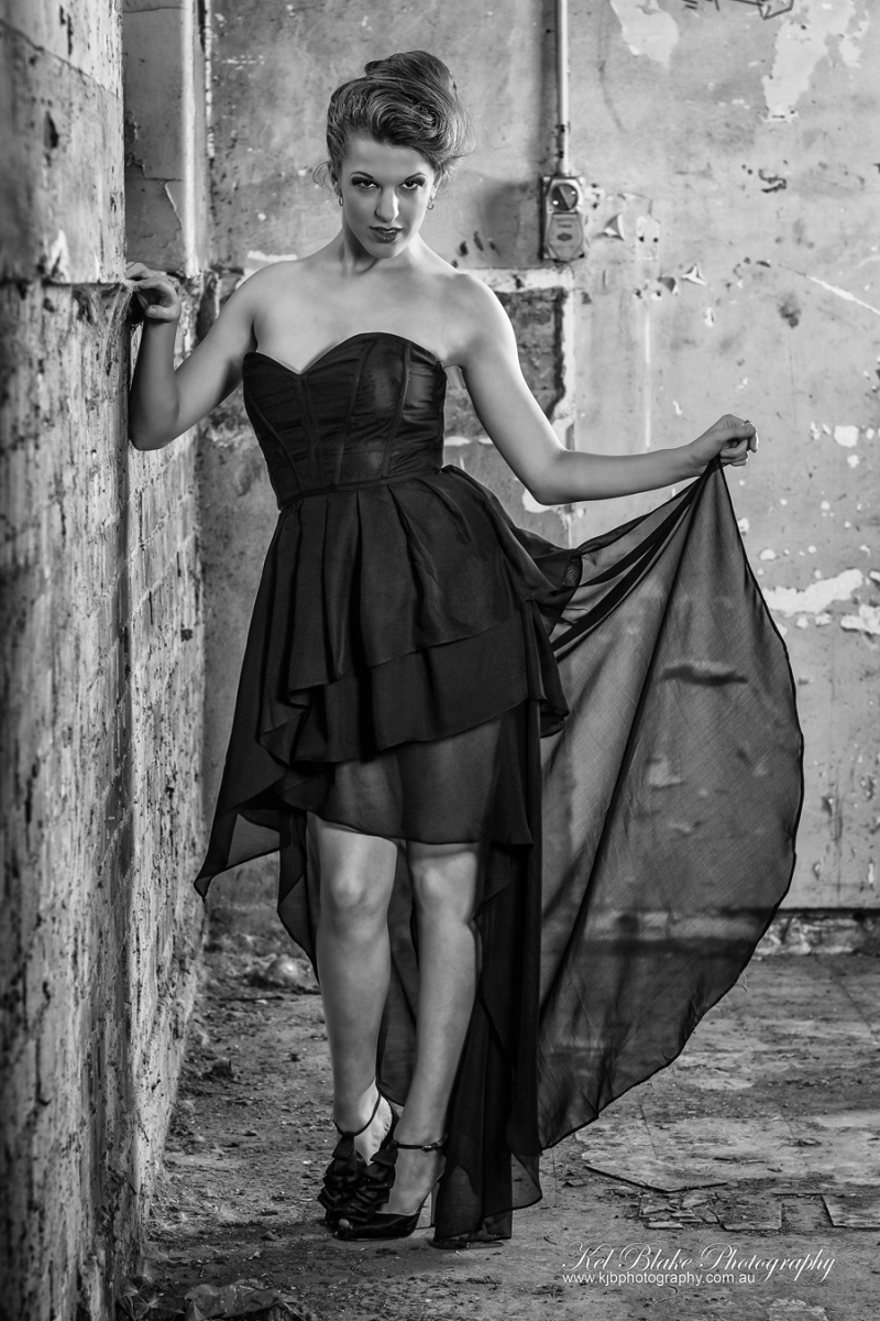 Female model photo shoot of Katherine Vanston by Kel Blake, makeup by Angelique van wyk