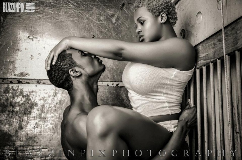 Male and Female model photo shoot of Myles Jeh and Pretty Pat by Blazzin Pix in Chicopee, MA