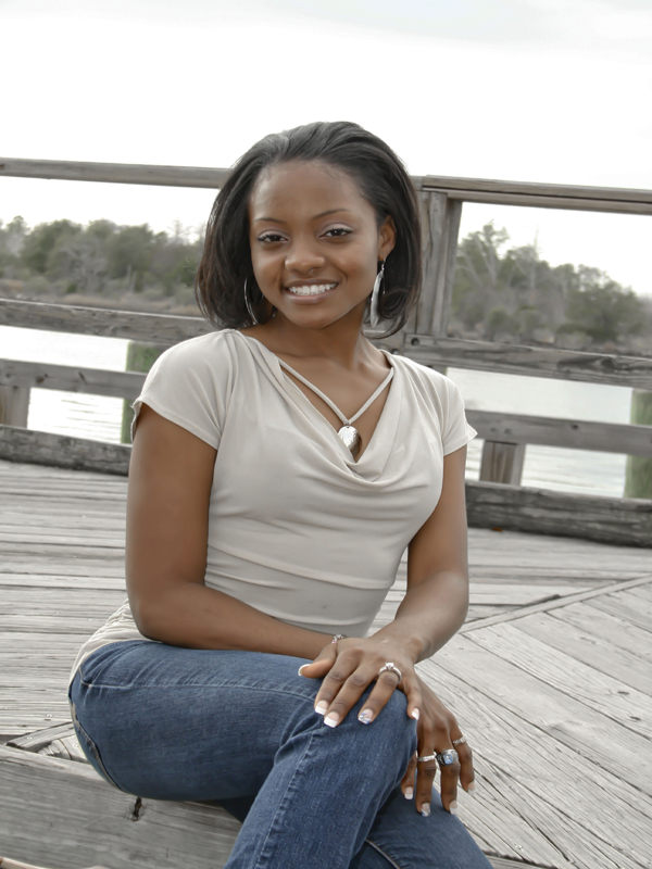 Female model photo shoot of Tiffany  Janel Crawford in Riverfront Wilmington, NC